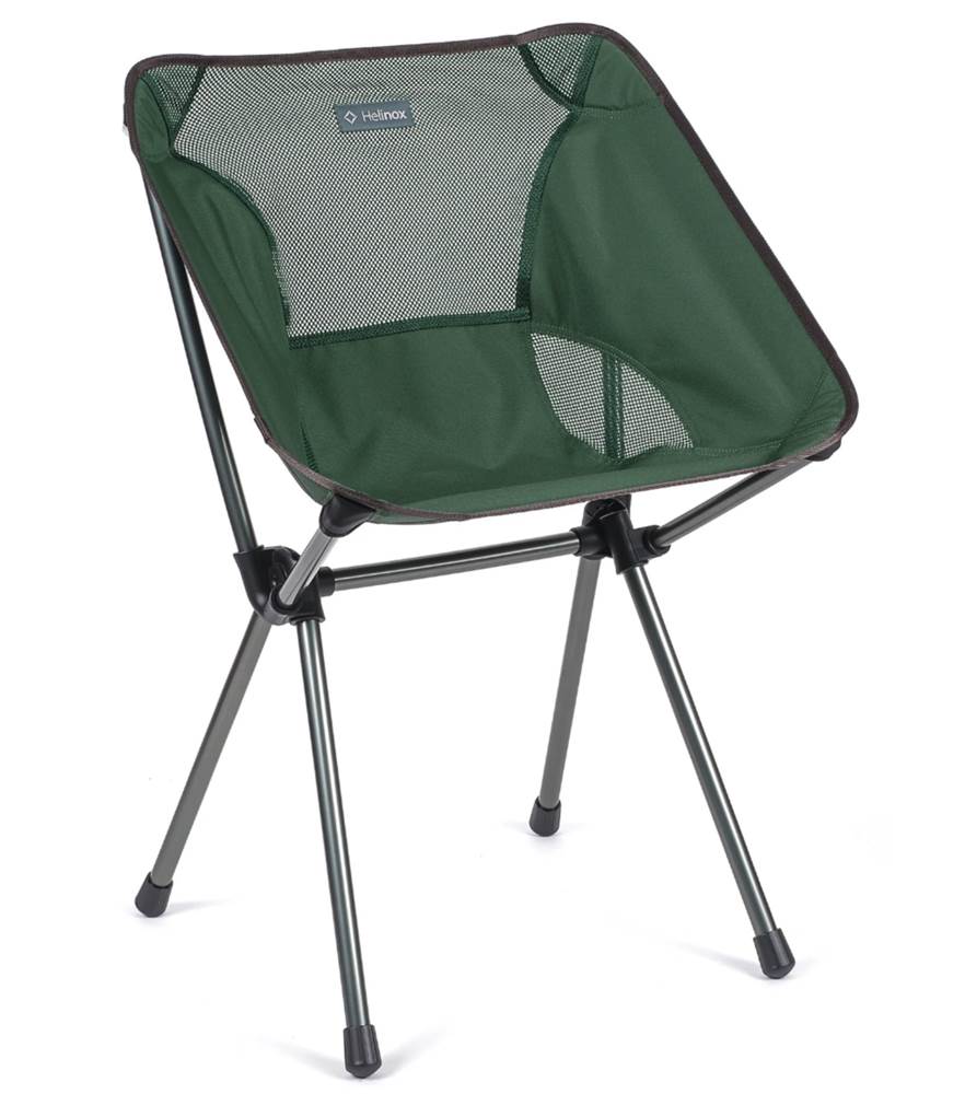 Cafe Chair Forest Green with Steel Grey Frame