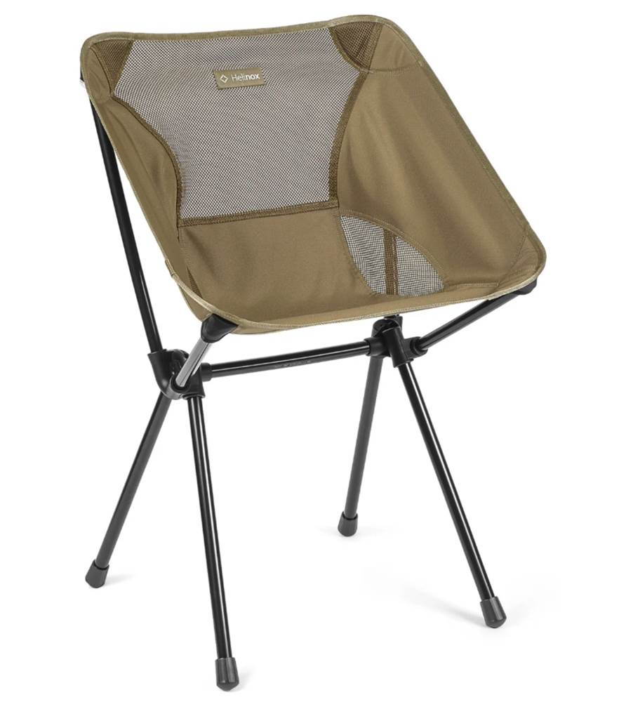 Cafe Chair Coyote Tan with Black Frame