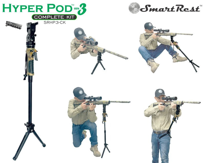 SmartRest Hyper Pod 3 + 70cm Extension Pole