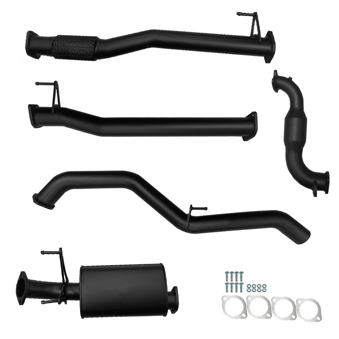 Isuzu D-Max Exhaust 3L 2012 to 2016 3" Turbo Back Systems