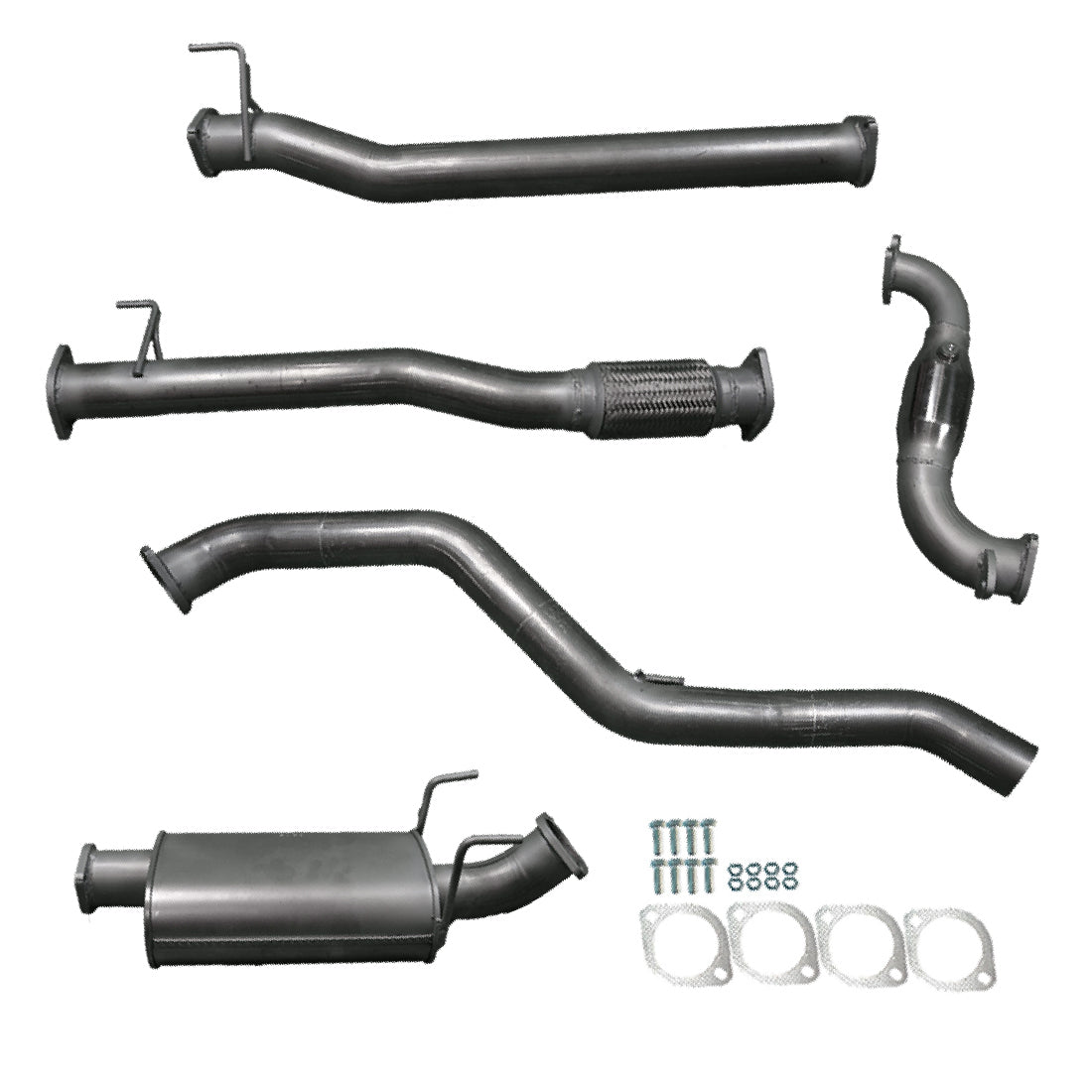 Isuzu D-Max Exhaust 3L 2012 to 2016 3" Turbo Back Systems