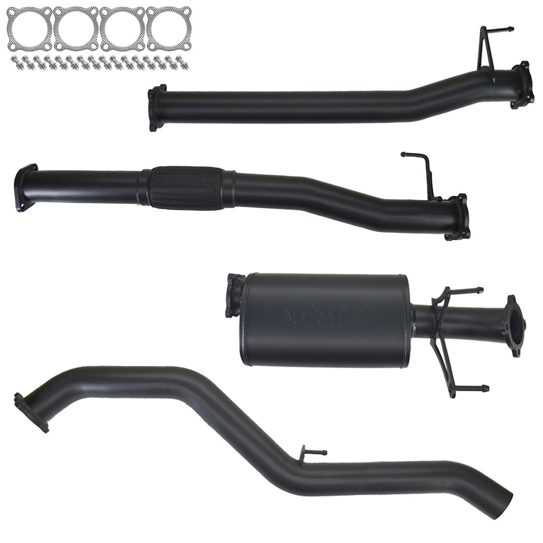 Isuzu D-Max Exhaust 2016-2020 3L DPF Model 3" DPF and Turbo Back Systems