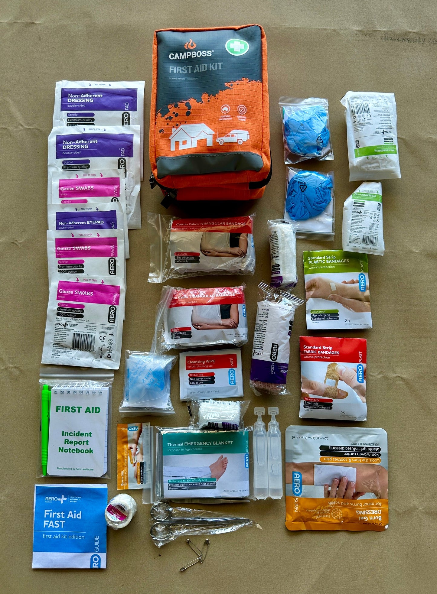 CAMPBOSS FIRST AID KIT