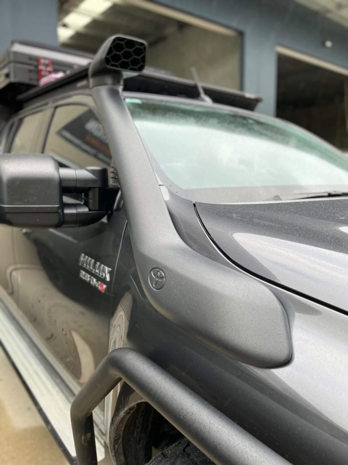 Toyota Hilux N80 Series 4″ Stainless Steel Snorkel Kit (Long) “Toyota Factory Replacement”