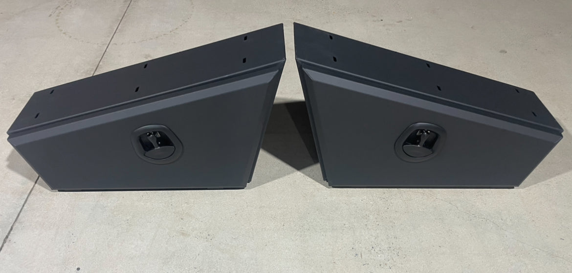 Under Tray Toolboxes Ute Under Body Tool Box (Matt black) pair