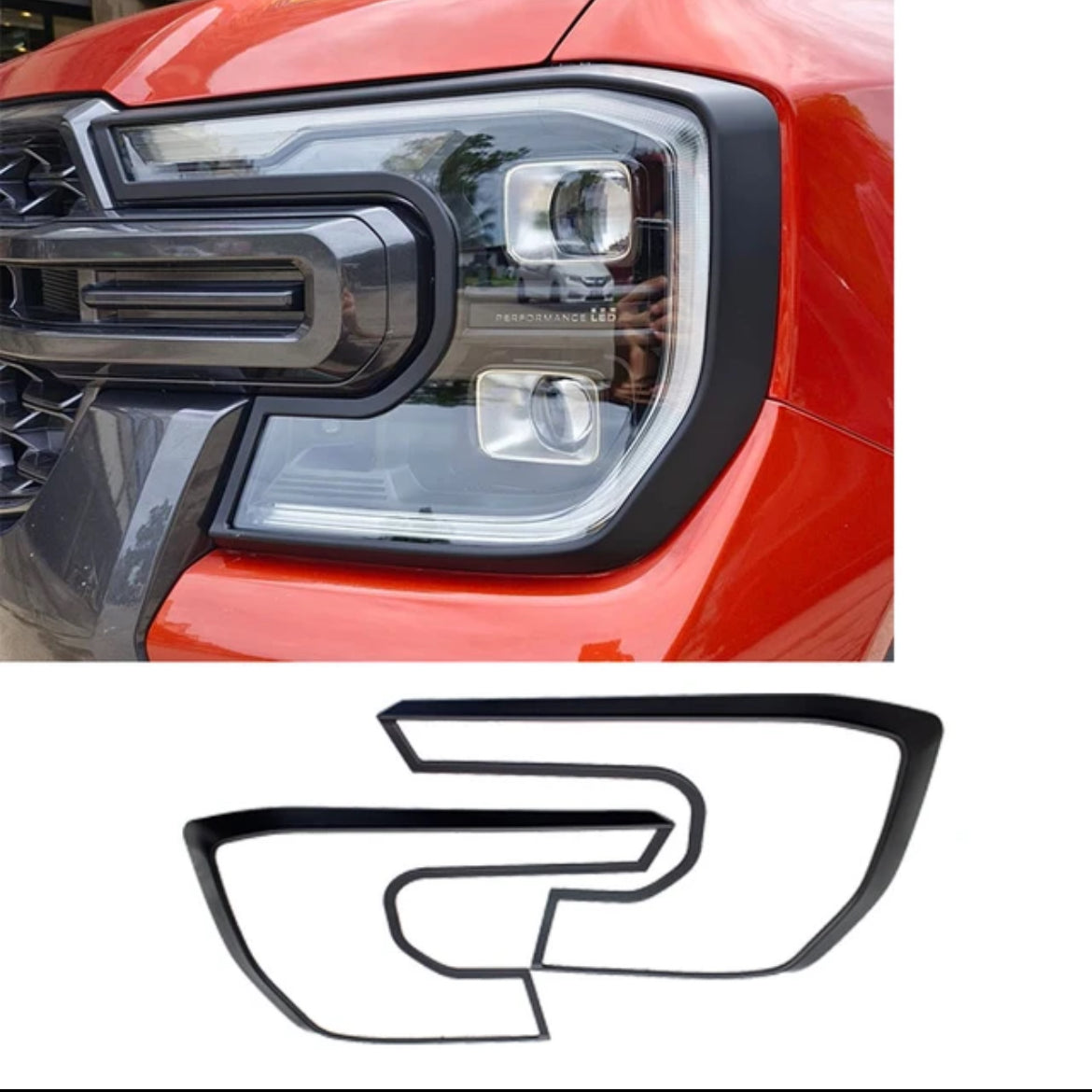 NEXT- GEN FORD RANGER BLACKOUT TRIM KIT AND LIGHT PROTECTION