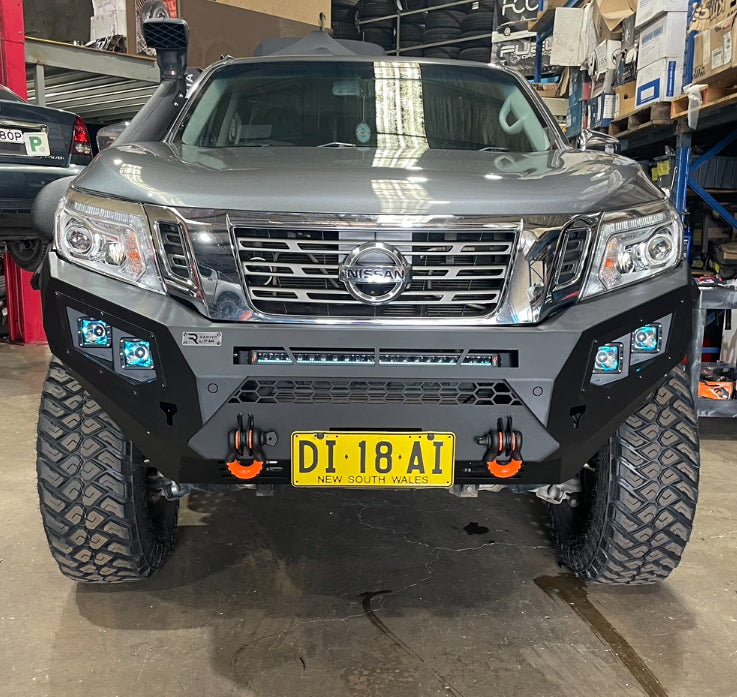 Ramped Up 2015-2020 Nissan Navara Front bullbar ( Matte Black)