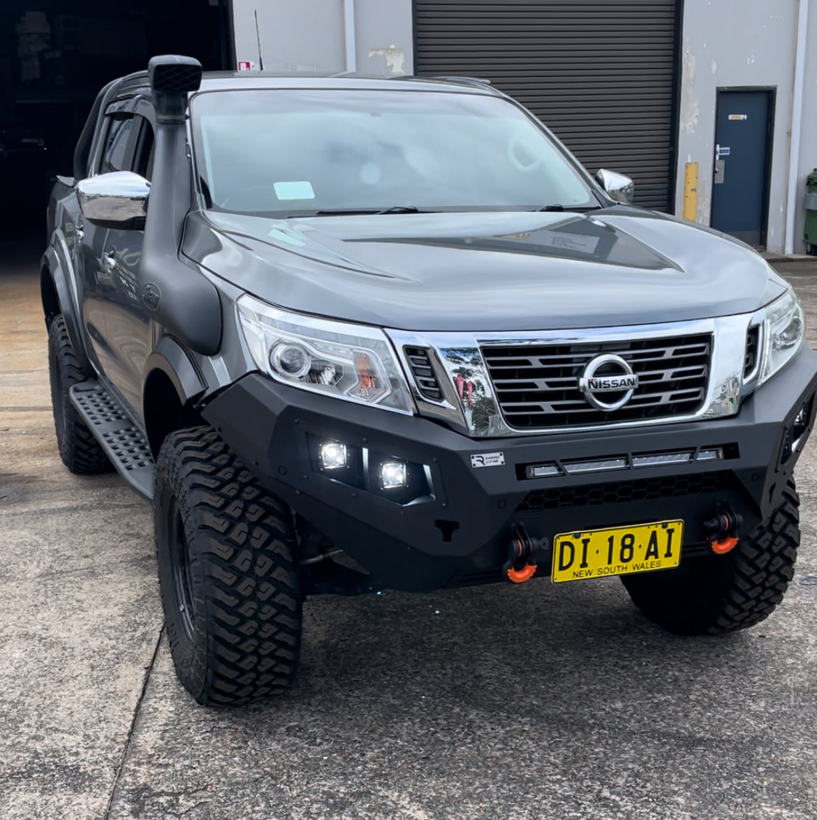 Ramped Up 2015-2020 Nissan Navara Front bullbar ( Matte Black)