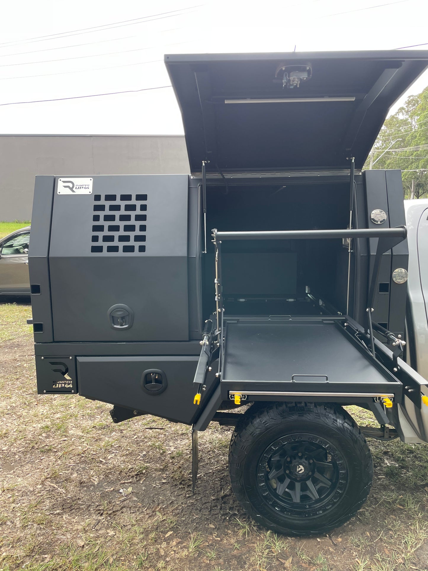 RAMPED UP 4X4 PREMIUM 1800 FULL SPEC CANOPY (ENQUIRE FOR CUSTOM SIZES)