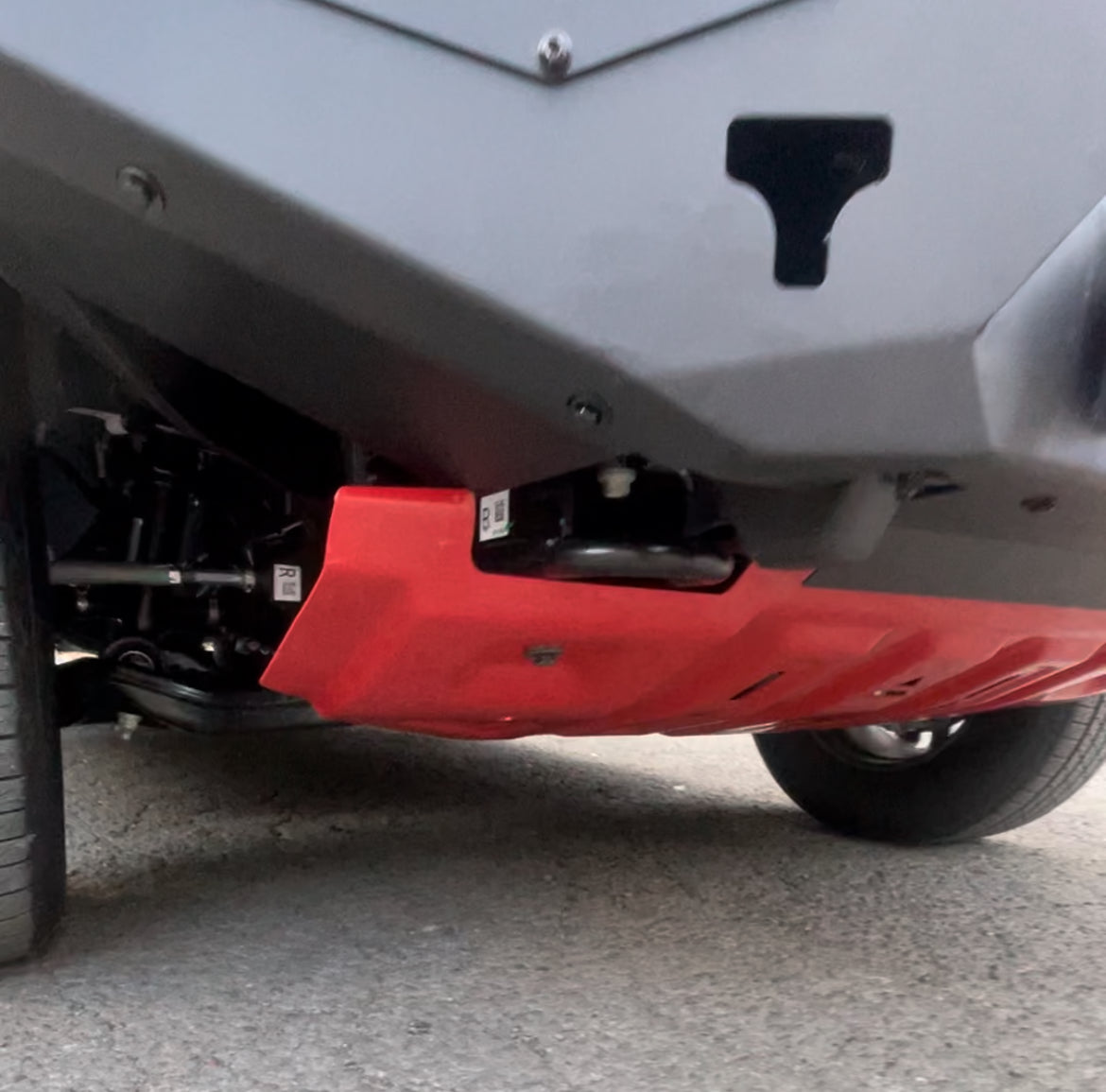 2023 FORD RANGER NEXT GEN RED SKID PLATE (BASH PLATE)UNDER BODY PROTECTION