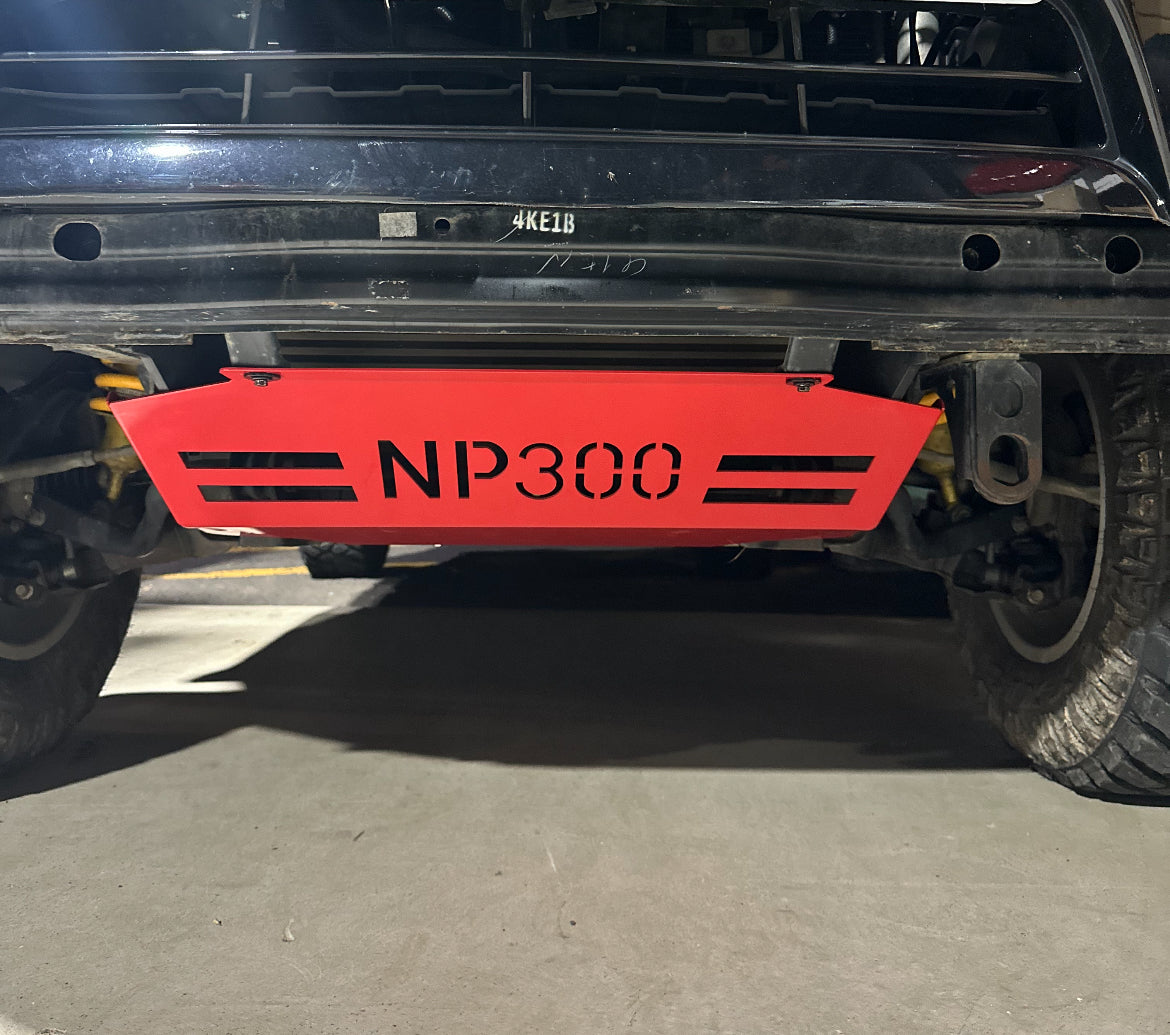 2014 NISSAN NAVARA NP300 SKID PLATE RED