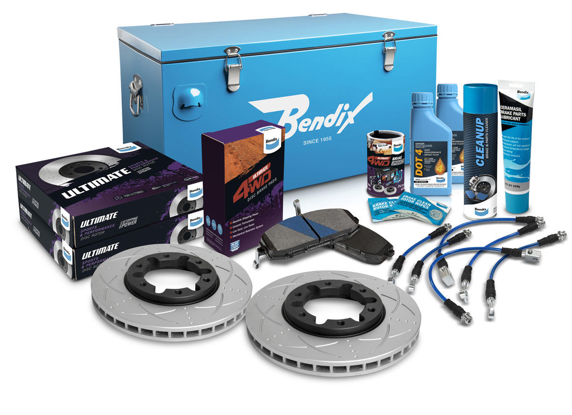 Front 0" Brake Upgrade Kit to suit Nissan Patrol GU/Y61 1999-2006 4.5, 2.8TDCi & 4.2D 4x4 non ABS