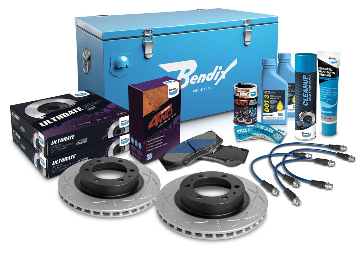 Front 4" Brake Upgrade Kit to suit Toyota Hilux KUN26 2011-on