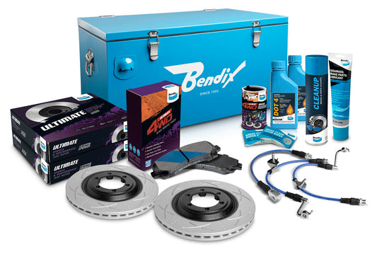 Front 0" Brake Upgrade Kit to suit Holden Colorado RG 2012-2017 & Isuzu D-Max 2012-2020 with flat (inboard) rotor, no VSC