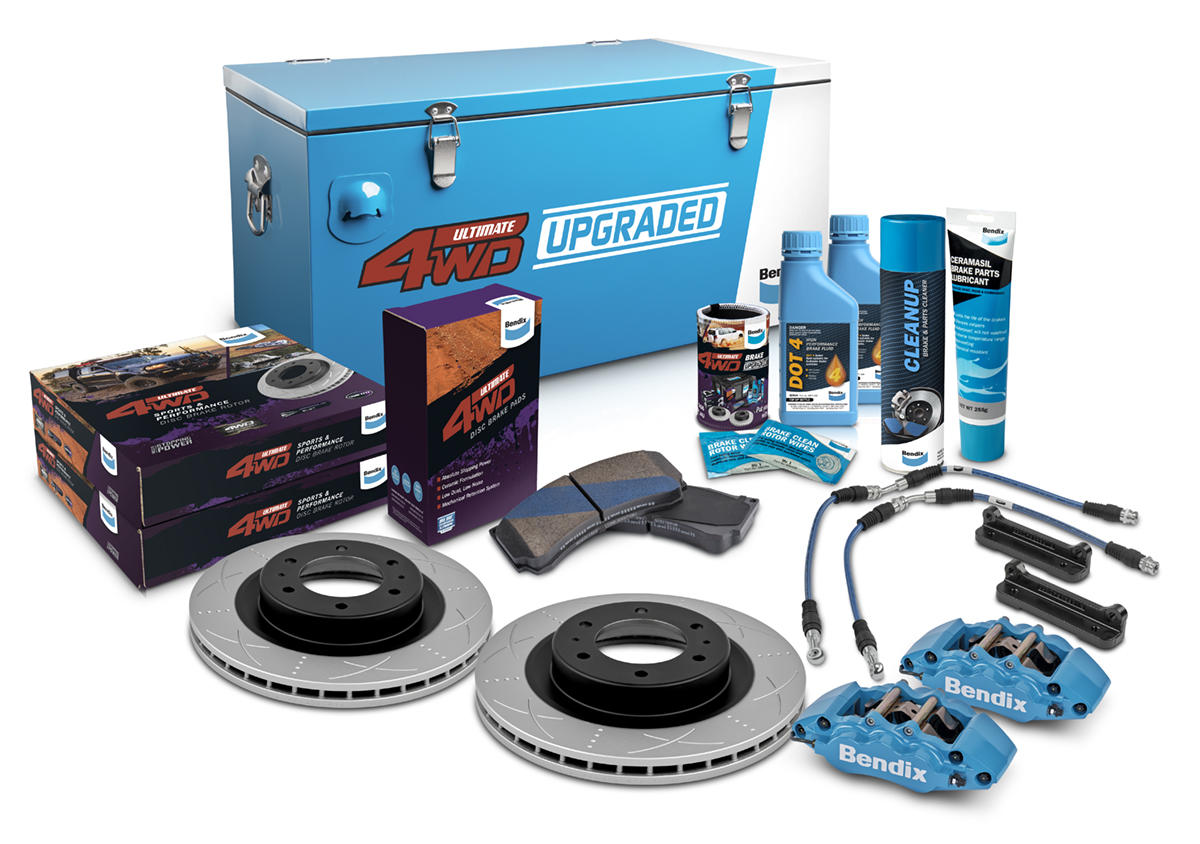 Front 0-2" Big Brake Upgrade Kit to suit Ford Ranger PX I, PX II & PX III with 18" or larger wheels