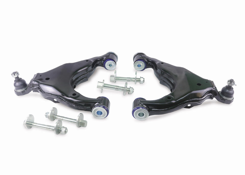 Front Lower Adjustable Control Arm Kit including Ball Joints to suit Toyota Toyota Prado, FJ Cruiser & Lexus GX (non KDSS vehicles)