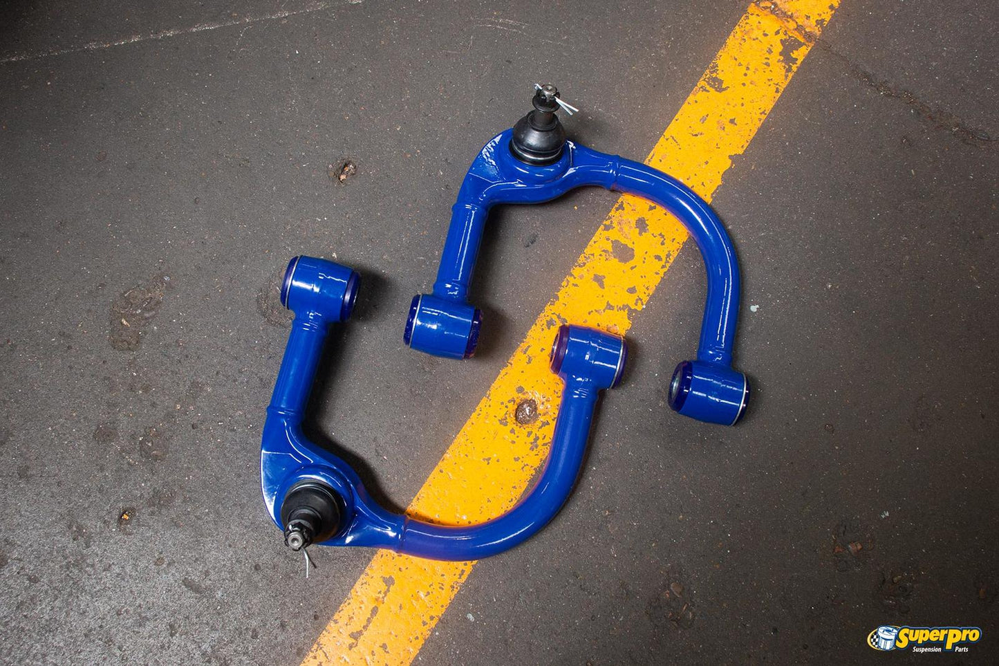 Front Upper Fixed Offset Control Arm Kit including Ball Joints to suit Toyota FJ Cruiser & Prado 120/150 Series