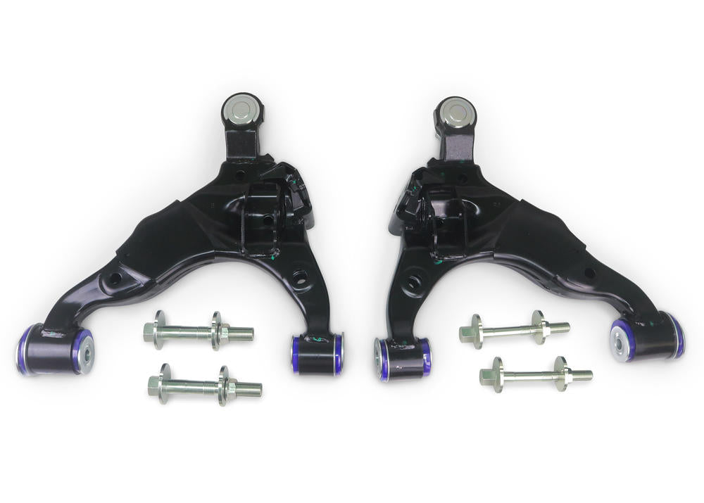 Front Lower Offset Control Arm Kit including Ball Joints to suit Toyota Prado 150 Series 2010-on (KDSS vehicles)