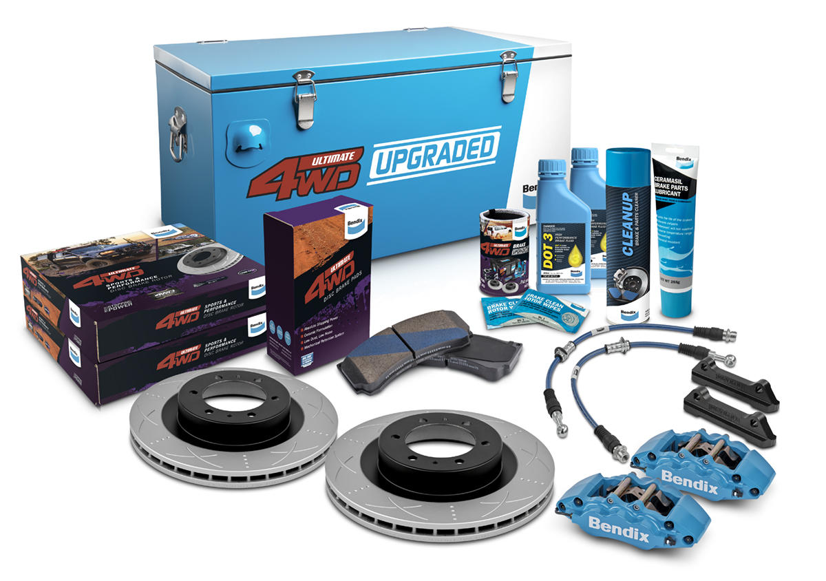 Front 0-2" Big Brake Upgrade Kit to suit Toyota Hilux GUN123, 136 & TGN121 2015-on requires 18" wheels or larger
