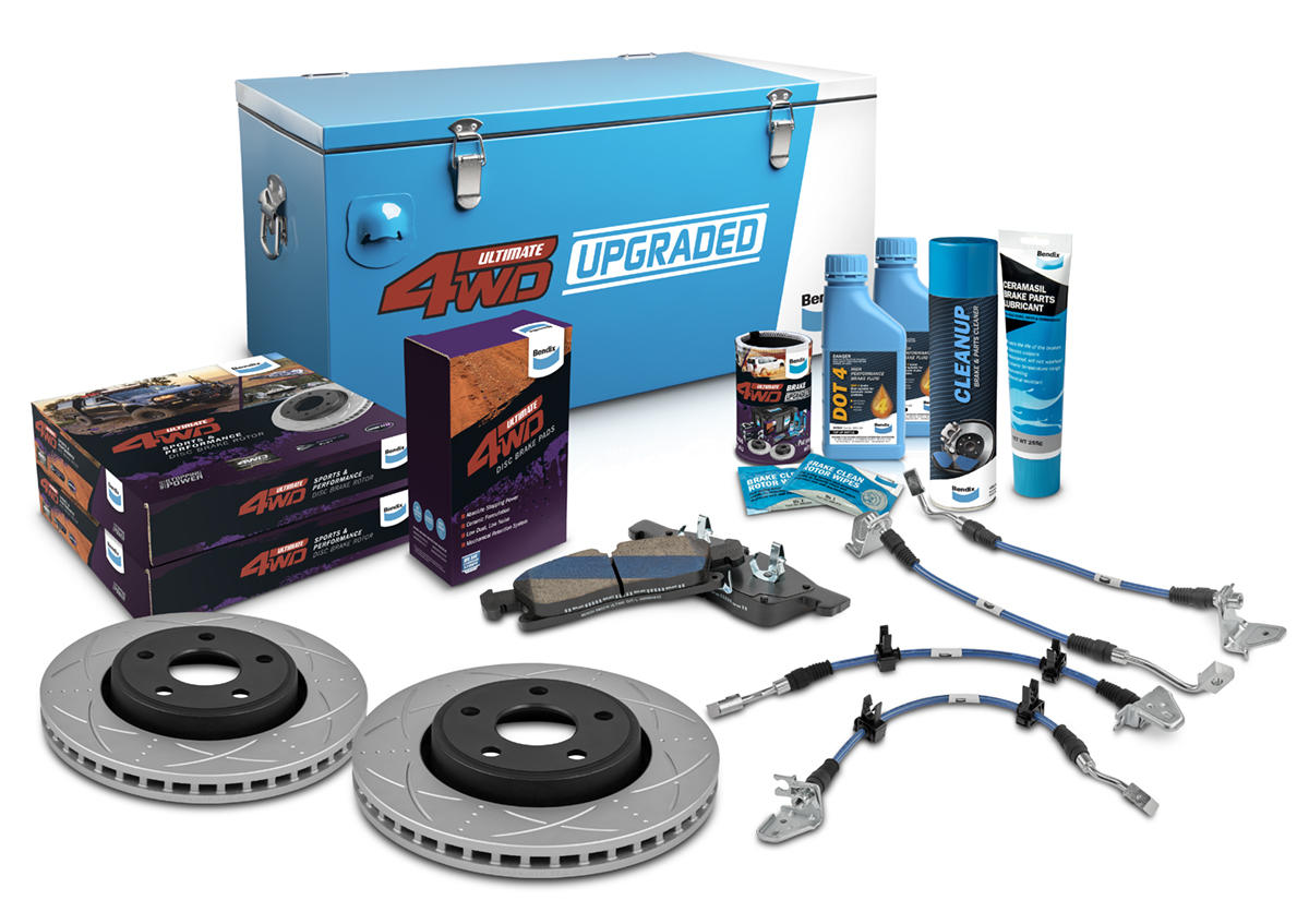 Front 2" Brake Upgrade Kit to suit Jeep Grand Cherokee WK, WKII 2010-2018 with 330mmm brake rotor & 17" wheels