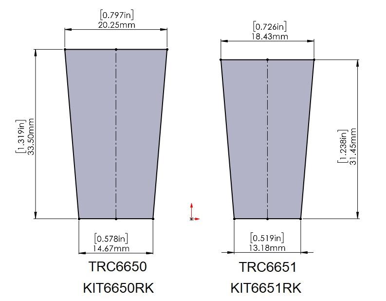 Single Replacement Ball Joint Kit for Front Upper Fixed Offset Control Arm TRC6650