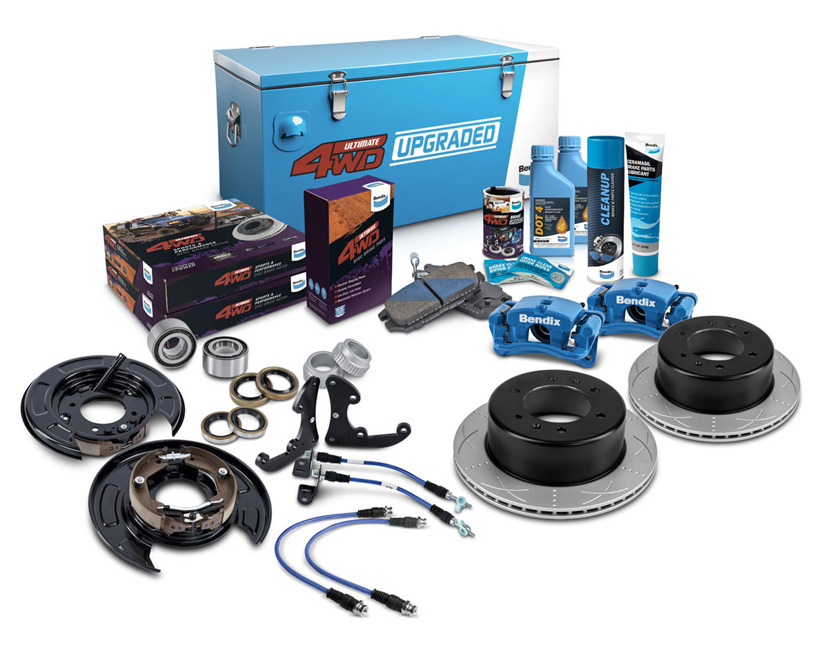 Rear 2" Big Brake Upgrade Kit to suit Isuzu D-Max 2012-on with VSC & 15" or larger wheels