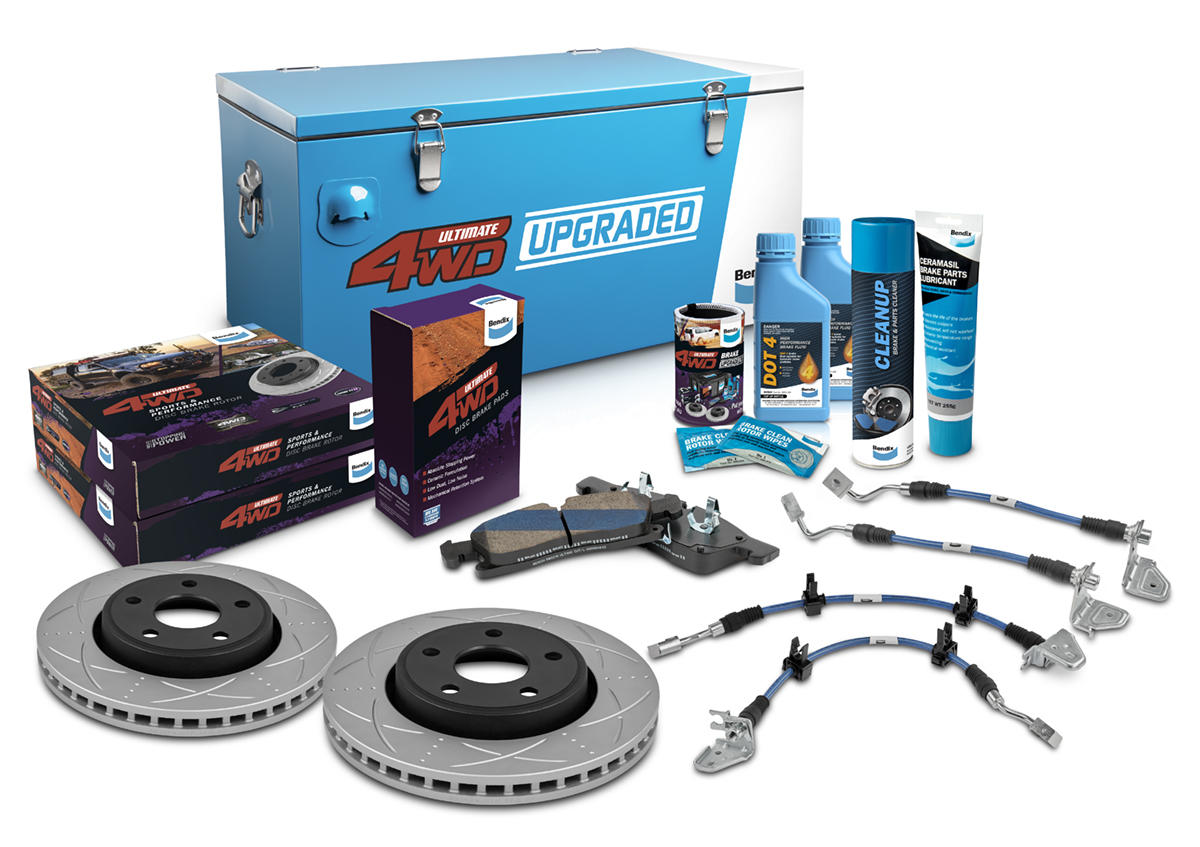 Front 0" Brake Upgrade Kit to suit Jeep Grand Cherokee WK, WKII 2010-2018 with 330mmm brake rotor & 17" wheels