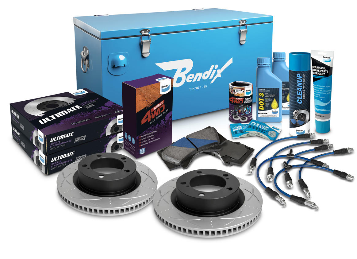 Front 0" Brake Upgrade Kit to suit Toyota Land Cruiser 200 Series UZJ200 & VDJ200 up to 2012 with 340mm Rotor