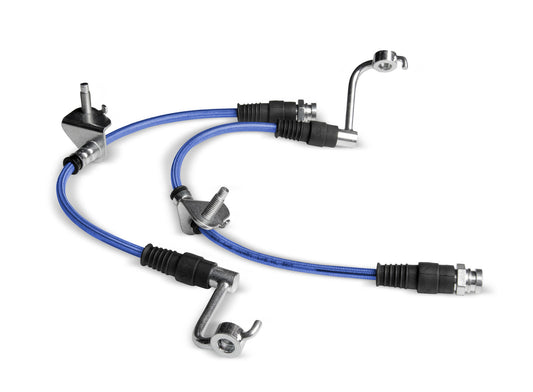 Front Brake Hose Kit to suit Isuzu D-Max 2007-2020 & Holden Colorado RG 2012-2020 - standard height (Flat in-hub rotor with VSC)