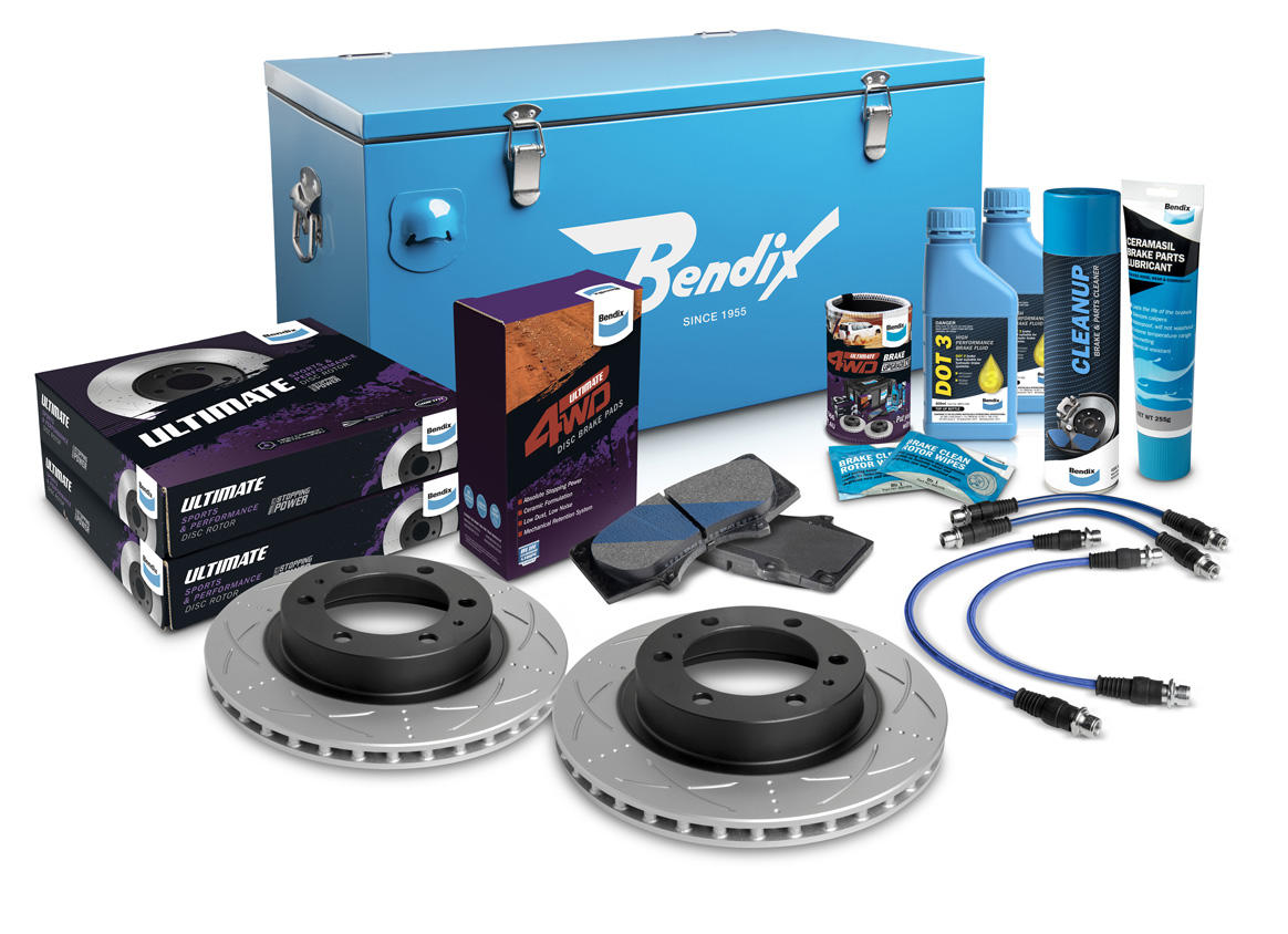 Front 0" Brake Upgrade Kit to suit Toyota Hilux GGN/GUN125 &126 2015-on with 319mm rotor & VSC