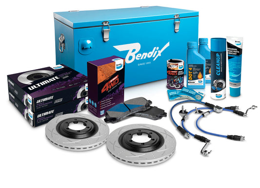 Front 2" Brake Upgrade Kit to suit Holden Colorado RG 2012-2017 & Isuzu D-Max 2012-2020 with flat (inboard) rotor, no VSC