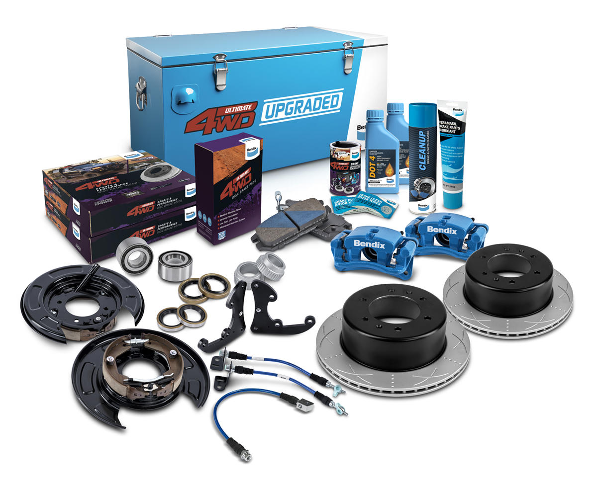 Rear 2" Big Brake Upgrade Kit to suit Isuzu D-Max 2012-2020 with 15" or larger wheels, without VSC