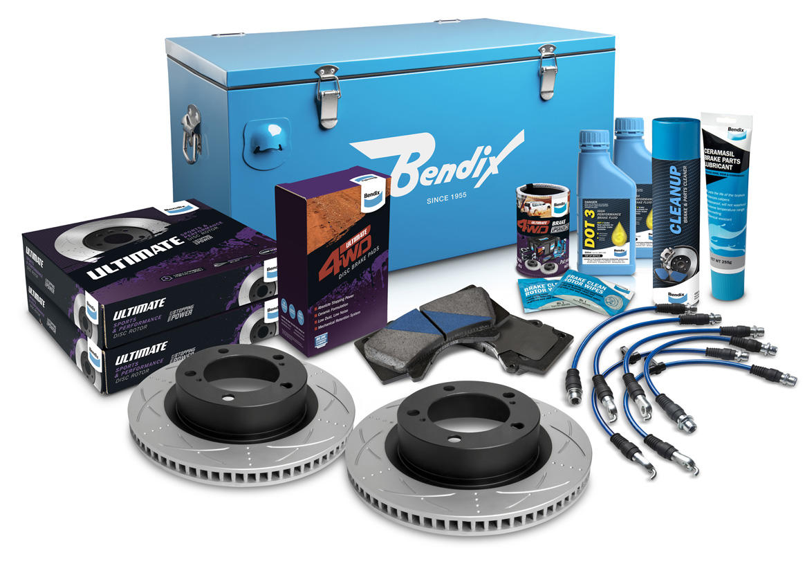 Front 0" Brake Upgrade Kit to suit Toyota Land Cruiser 200 Series URJ202 & VDJ200 2012-on GX & GXL with 340mm Rotor