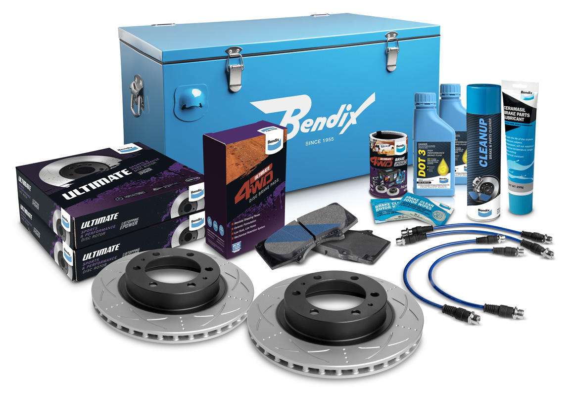 Front 2" Brake Upgrade Kit to suit Toyota Hilux KUN26 2006-2011 with 319mm Rotor & VSC