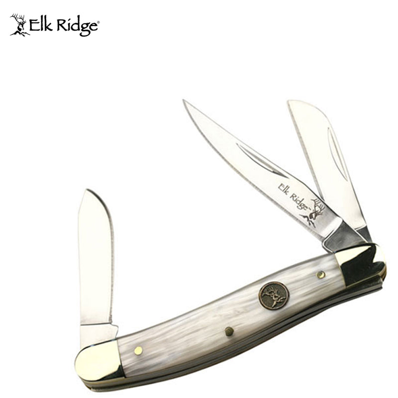 Elk Ridge Mother of Pearl 3 Blade Pocket Knife