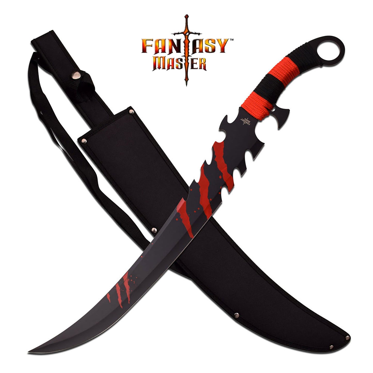 Fantasy Master Red & Black Machete 635mm