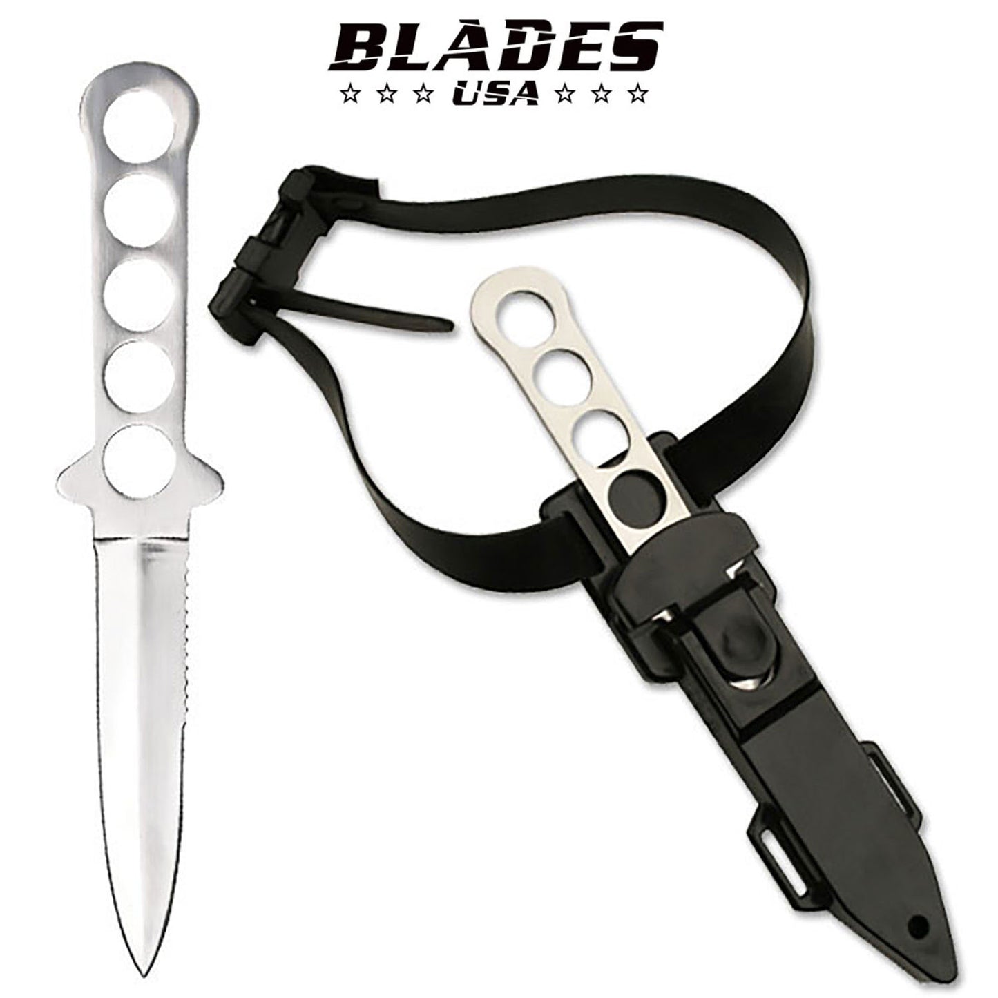 BladesUSA Double Edged Dive Knife