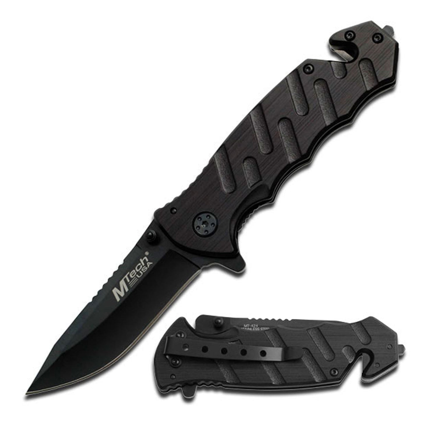 MTech Glassbreaker w Seatbelt Cutter Knife