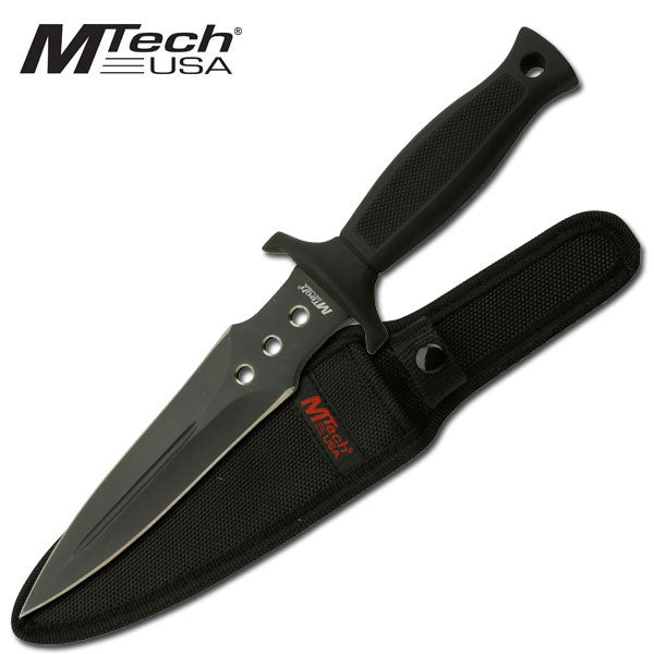MTech Black Double Edged Dagger Knife