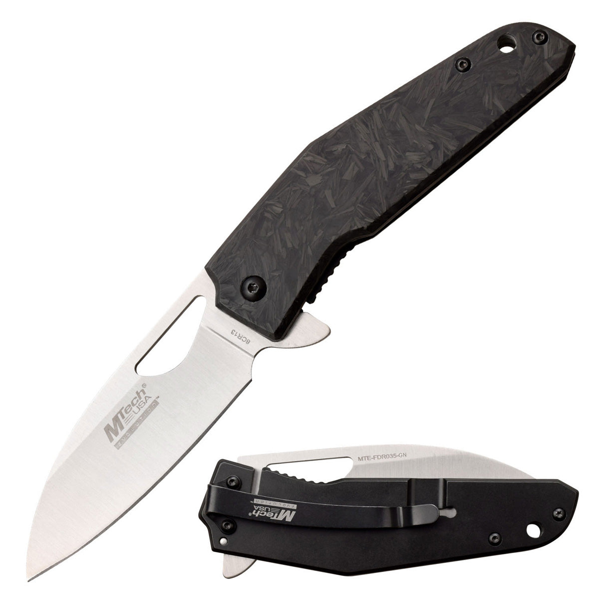 MTech Evolution Glow Handle Folding Knife