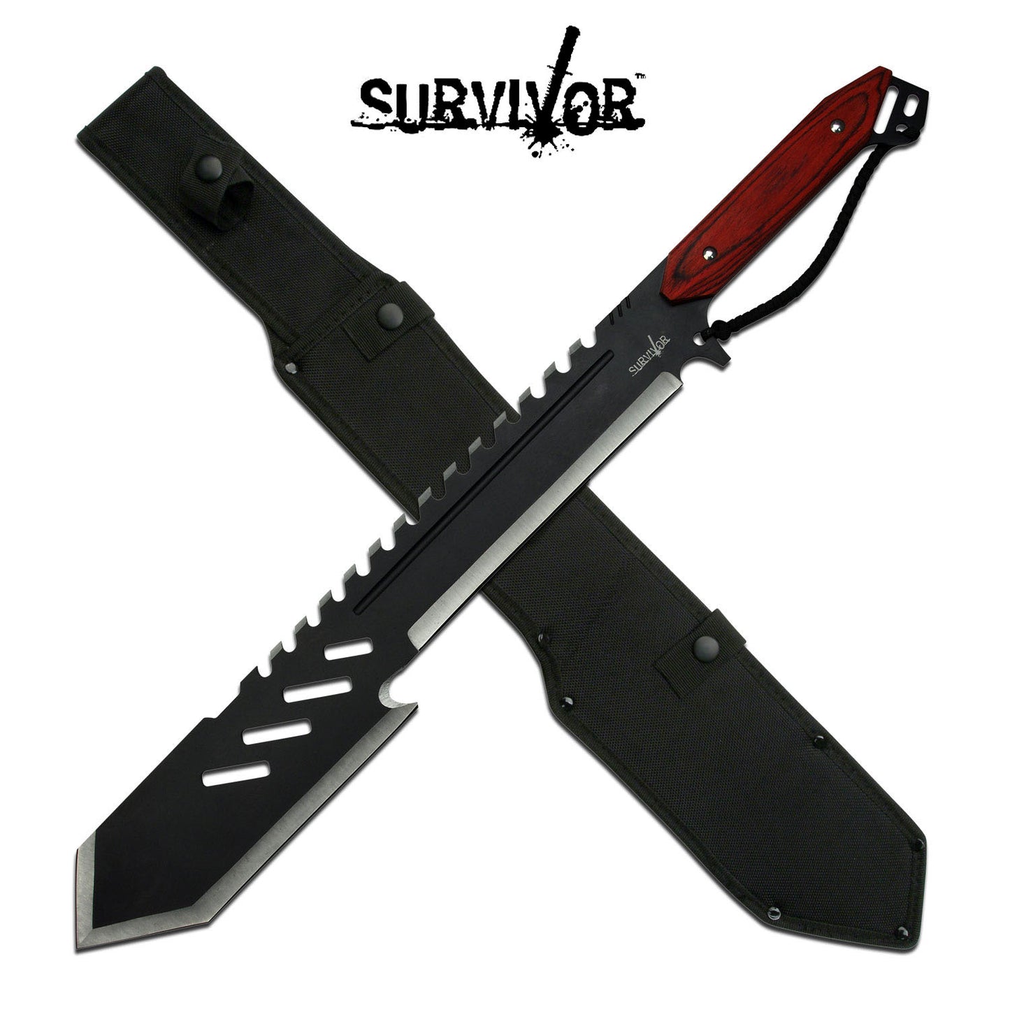 Survivor Wooden Handle Machete