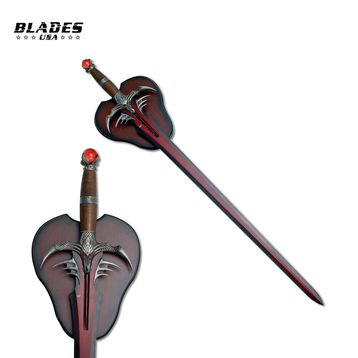 BladesUSA Fantasy Sword with Display Plaque