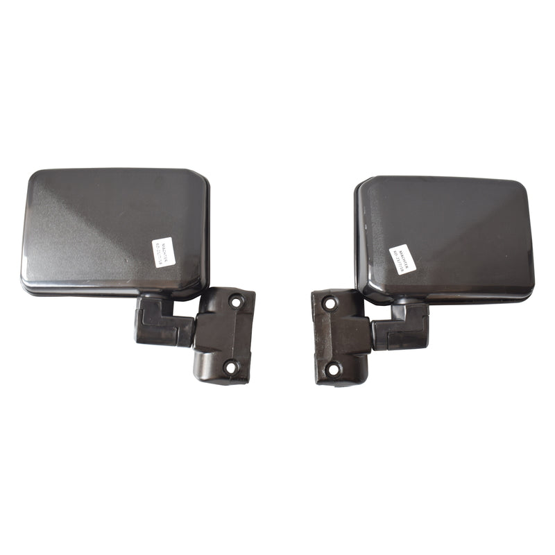 Door Mirror Black LH+RH Fit For Toyota Landcruiser 70 75 78 Series Ute Pair