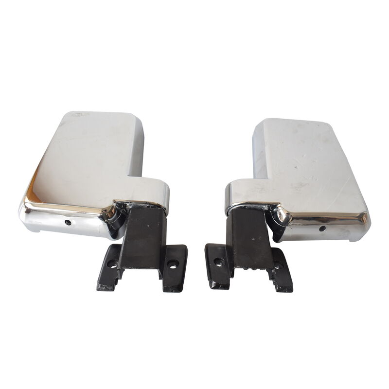 Door Mirrors L+R Large Fit For Toyota Landcruiser 60 Series 1980-1990 Chrome