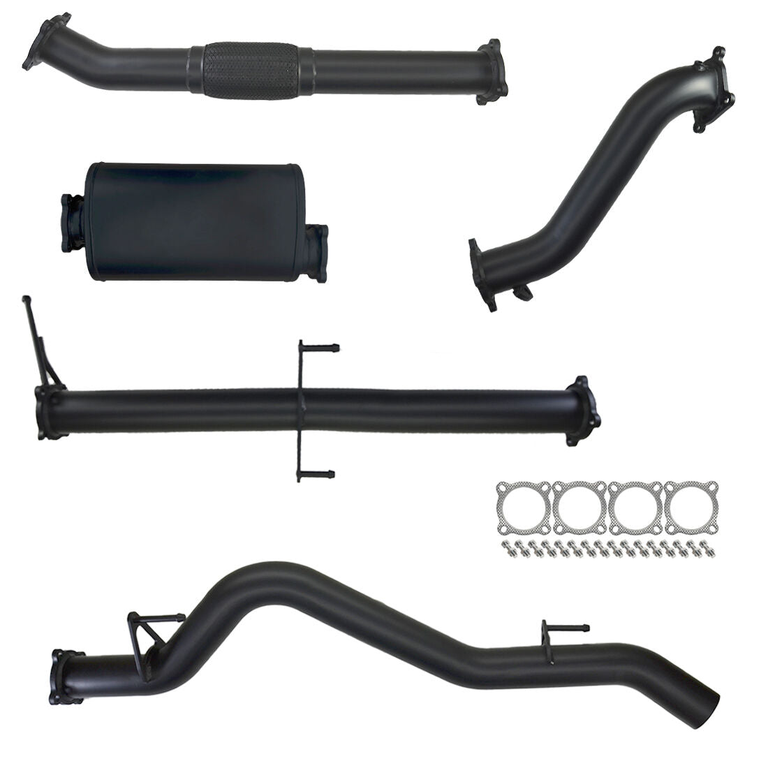 Mitsubishi ML Triton Exhaust 3.2L 3" Turbo Back Systems