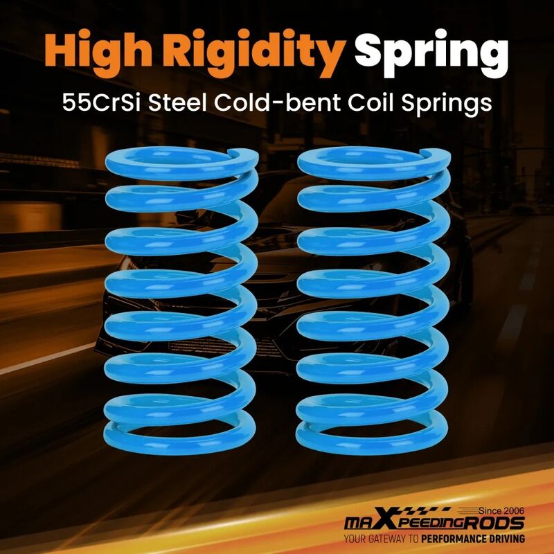 MAX PEEDING RODS 24 Ways Adjustable Damper Spring Coilover Shock Absorbe Kit Fit For BMW E46 3 Series