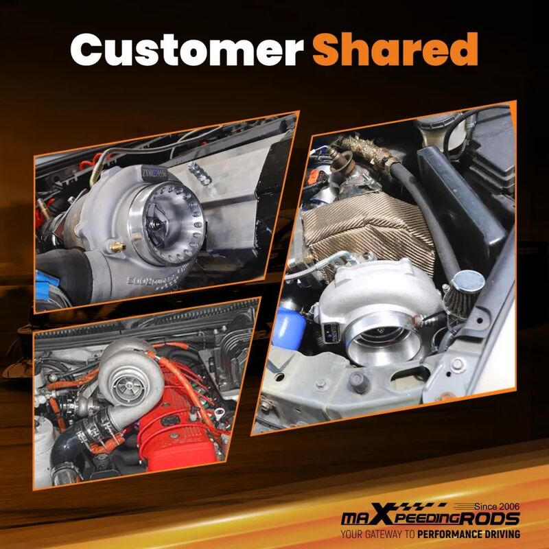 MAX PEEDING RODS Universal GT28 GT2871 Billet Turbocharger For 1.5L-2.0L Water And Oil Cooled