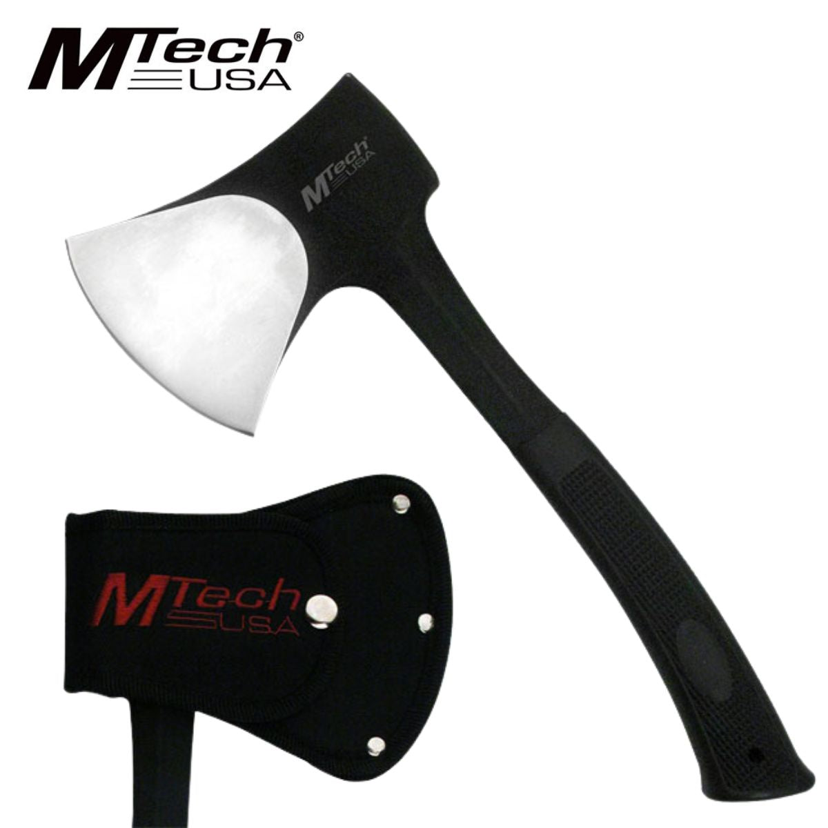 MTech Black Hatchet with Nylon Sheath
