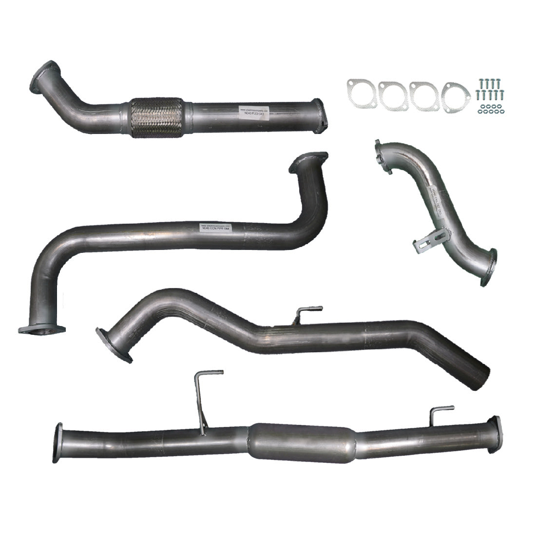 Nissan D40 Navara Exhaust 2.5L Manual Turbo Back 3" Systems