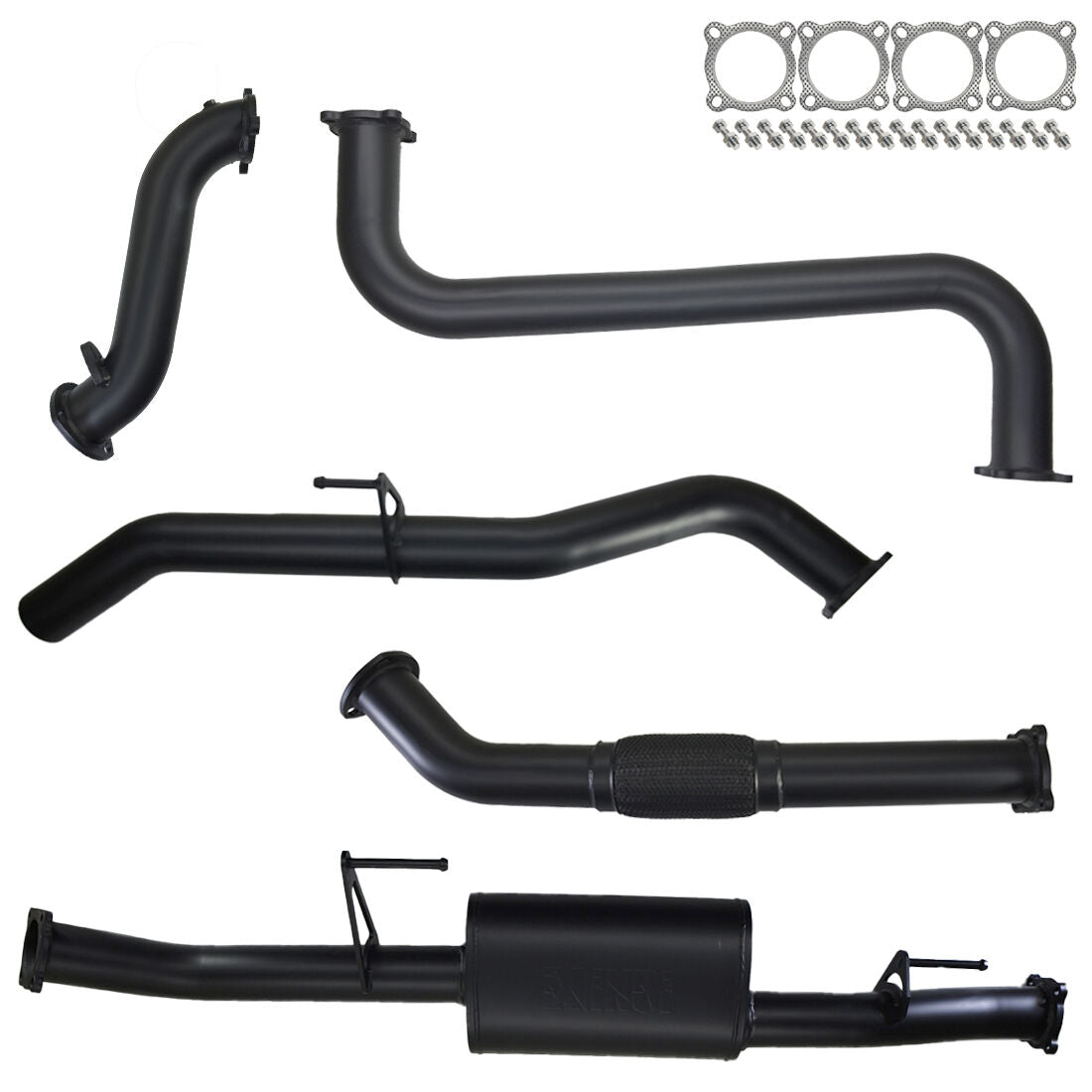 Nissan D40 Navara Exhaust 2.5L Manual Turbo Back 3" Systems